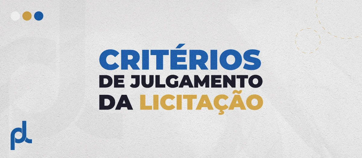 Critérios de julgamento de licitação