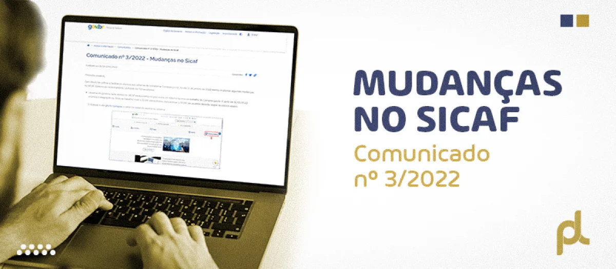 Mudanças no Sicaf 