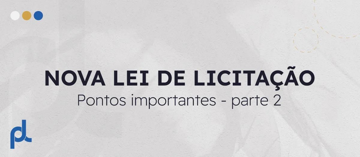 Nova lei de licitação